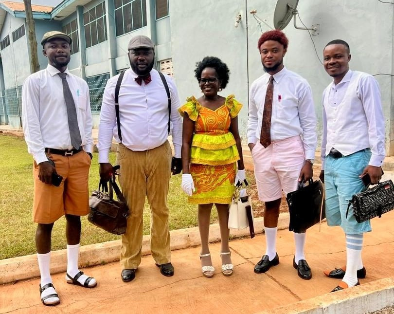 Staff and students together