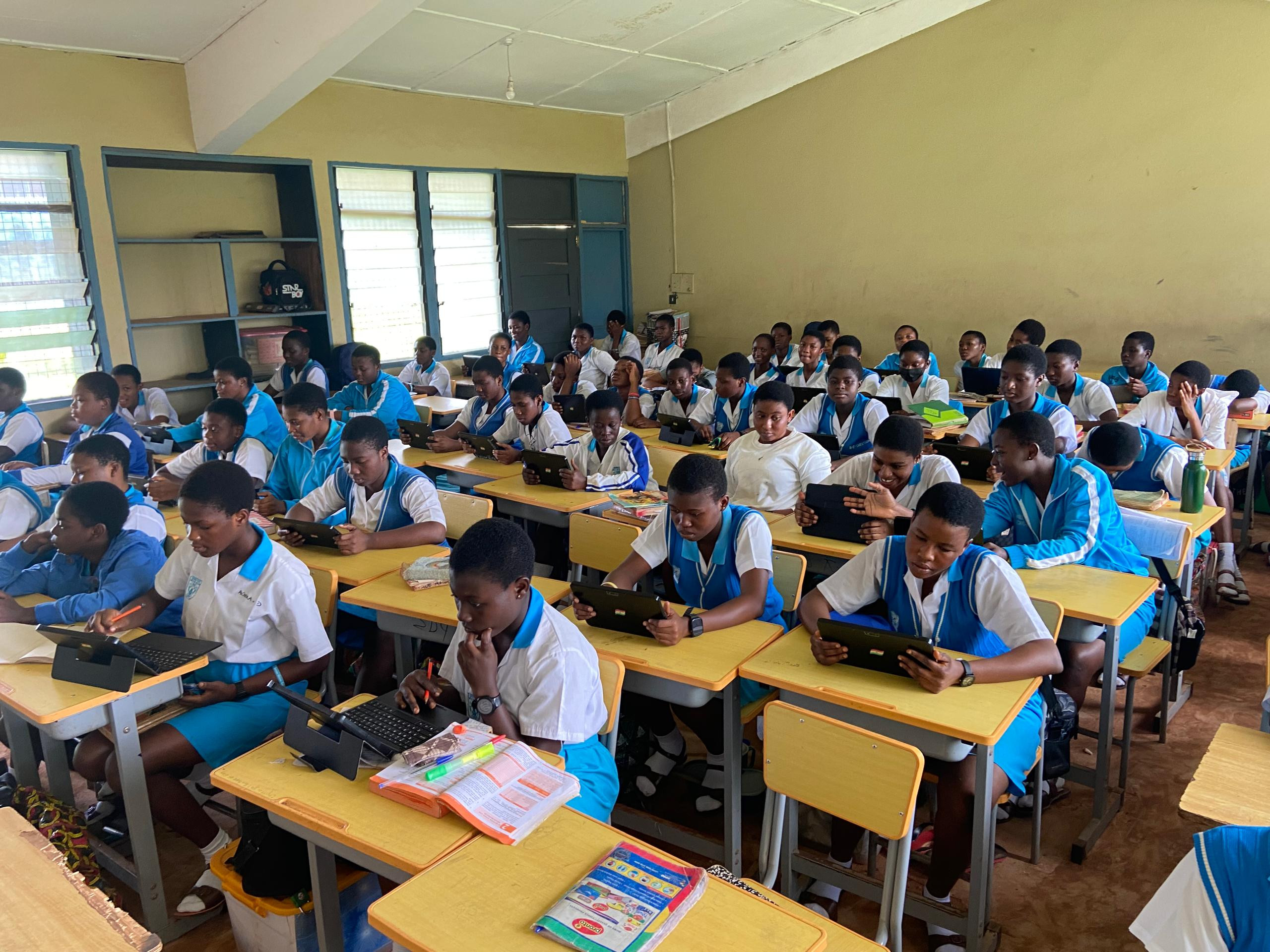 Students on campus